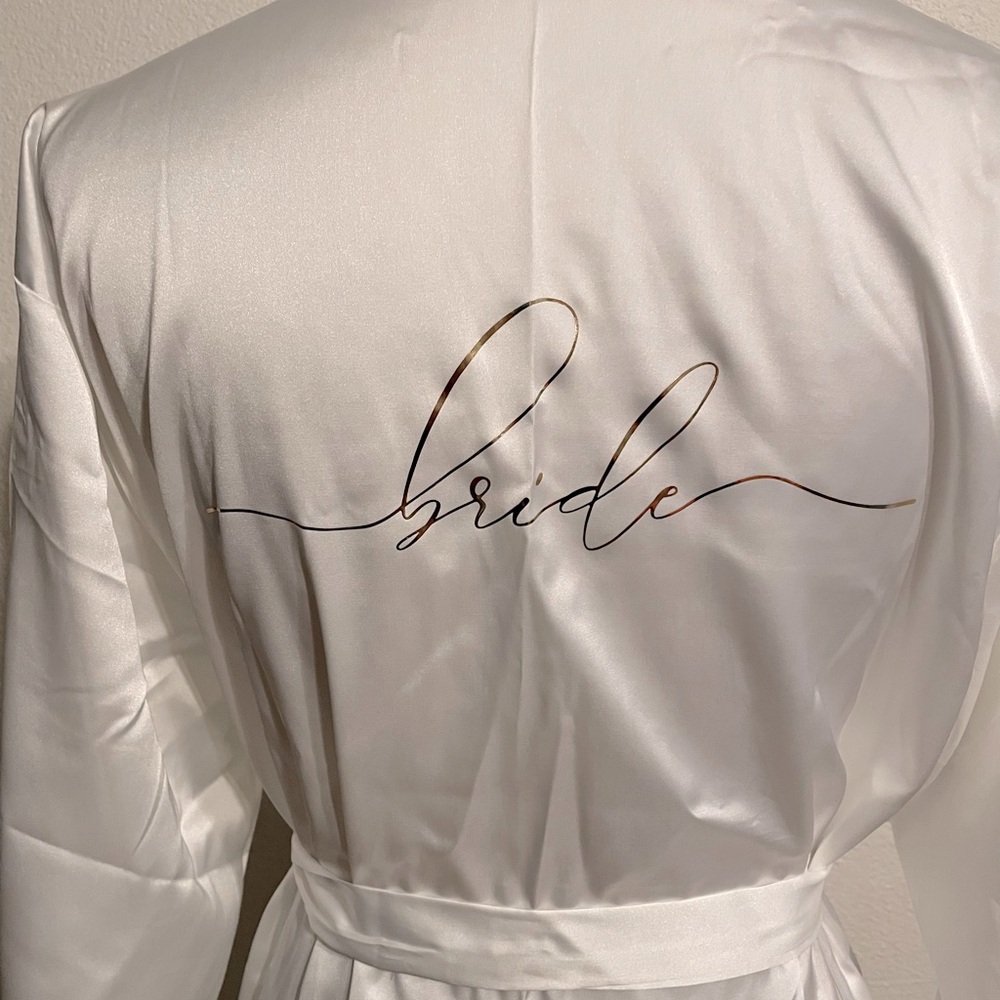 Ivory Bride Robe
